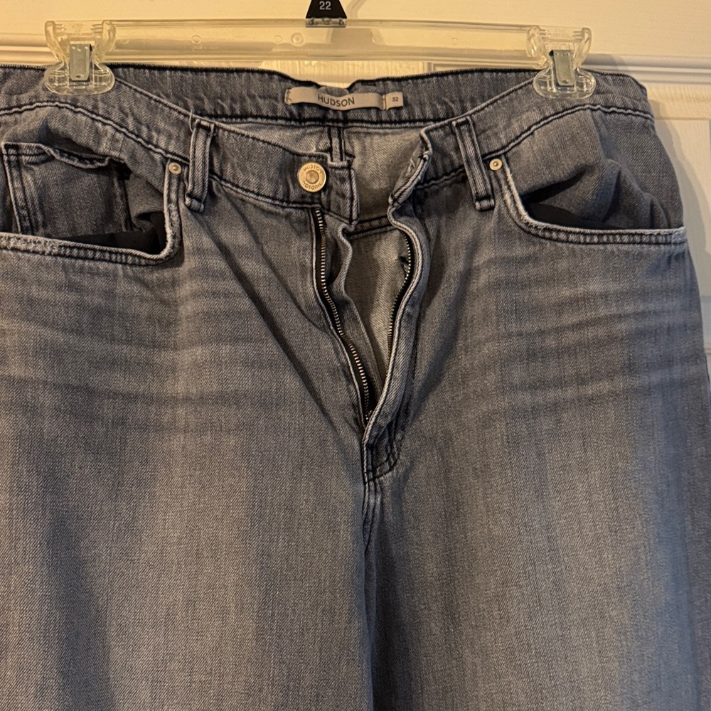 Hudson Jeans Women's Wide Leg in Classic Gray